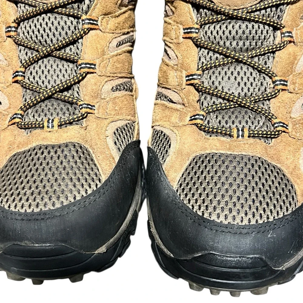 Merrell Men's Moab 2 Mid Hiking Boots Mens 14 Brown Earth Vibram Sole READ